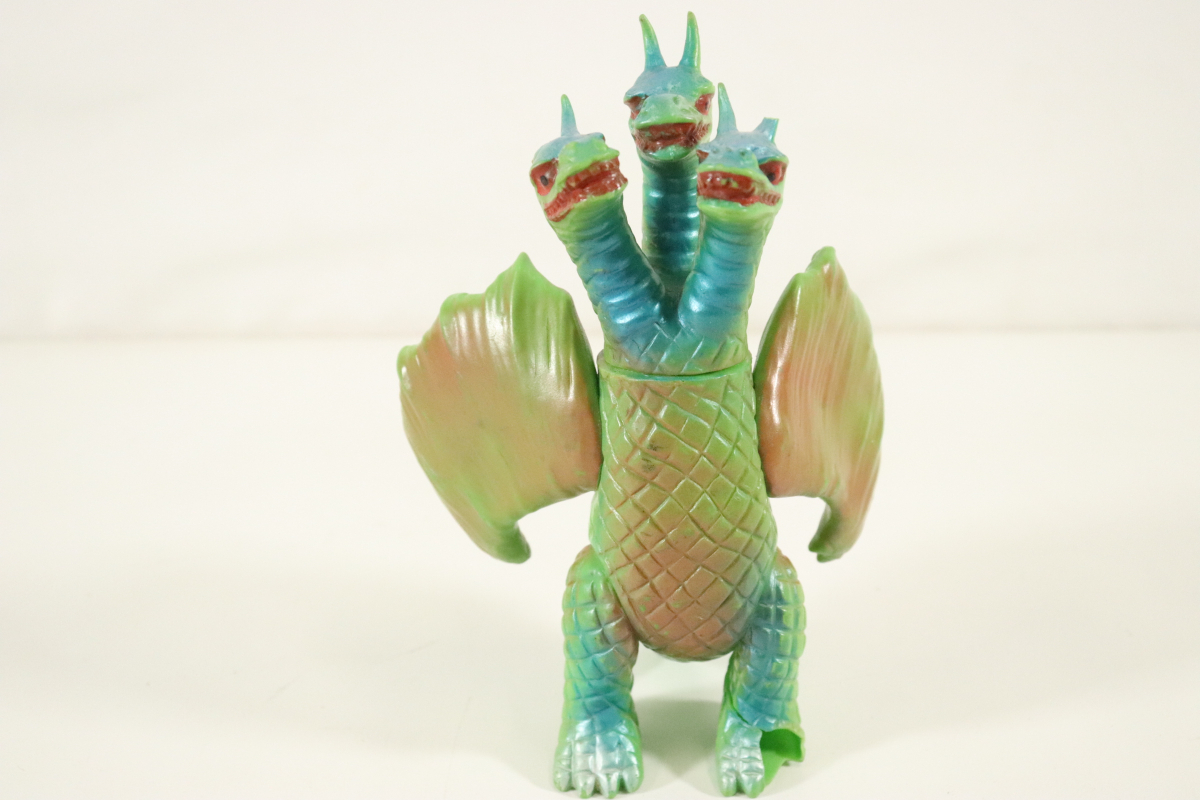 パチ怪獣 キングギドラ ソフビ 無版権 パチ 当時物 ゴジラ 怪獣 ソフト