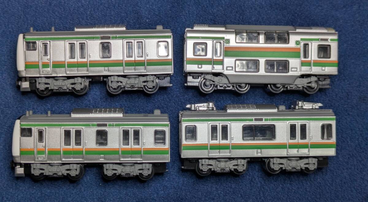 中古】Bトレ E233系湘南色15両(組立済やや難あり)の落札情報詳細