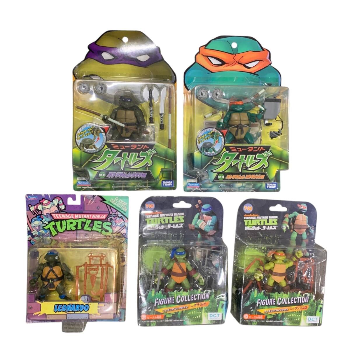 中古】ミュータント・タートルズ フィギュア 2体セット TEENAGE MUTANT