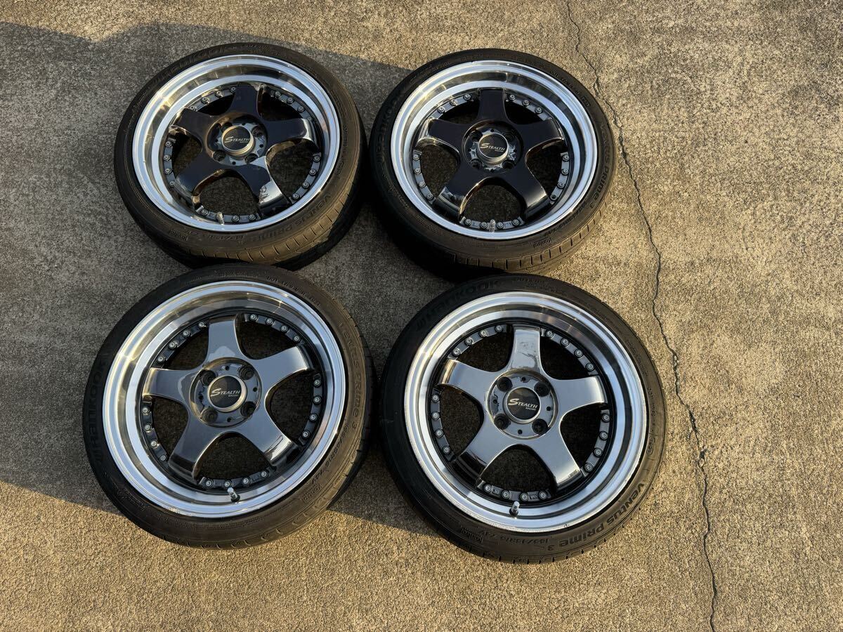 ステルスレーシング16インチ 6j PCD100 ステルスレーシング 6j 6.5j 16インチ 4H PCD100の落札情報詳細