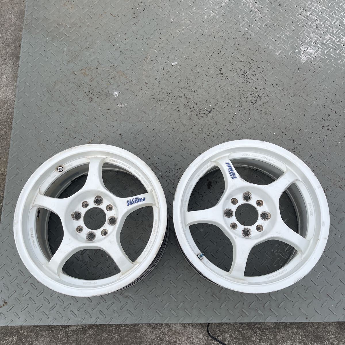 中古】A-TECH ファイナルスピード キャスト 15インチ 6.5J+38 PCD100