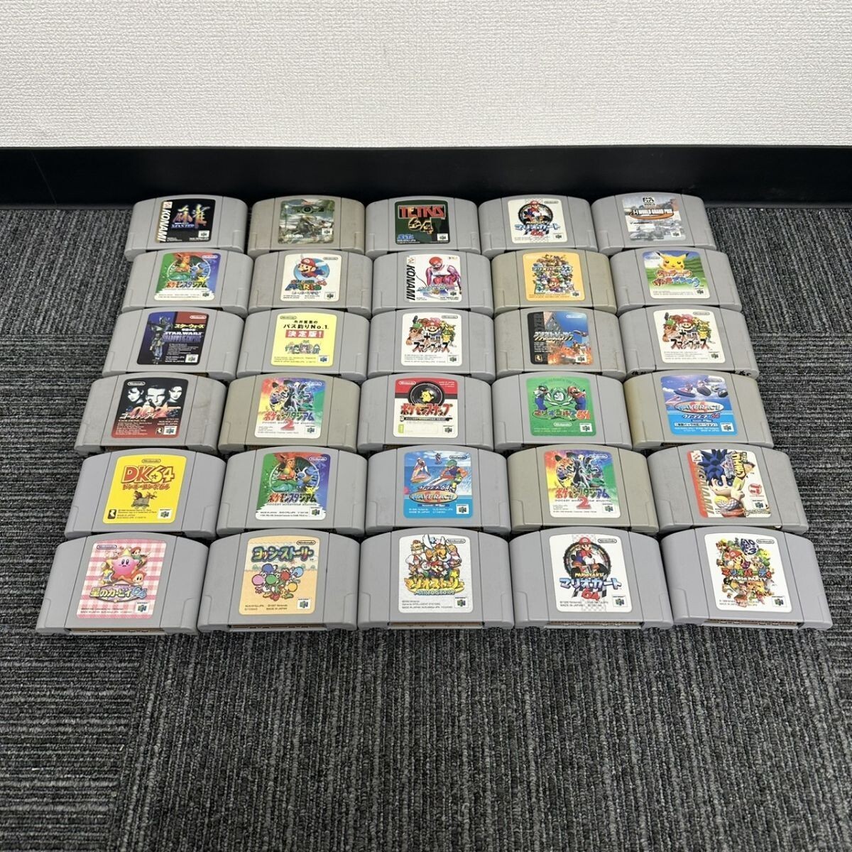 中古】NINTENDO 64 コントローラー5個 カセット8本 スマブラ 007