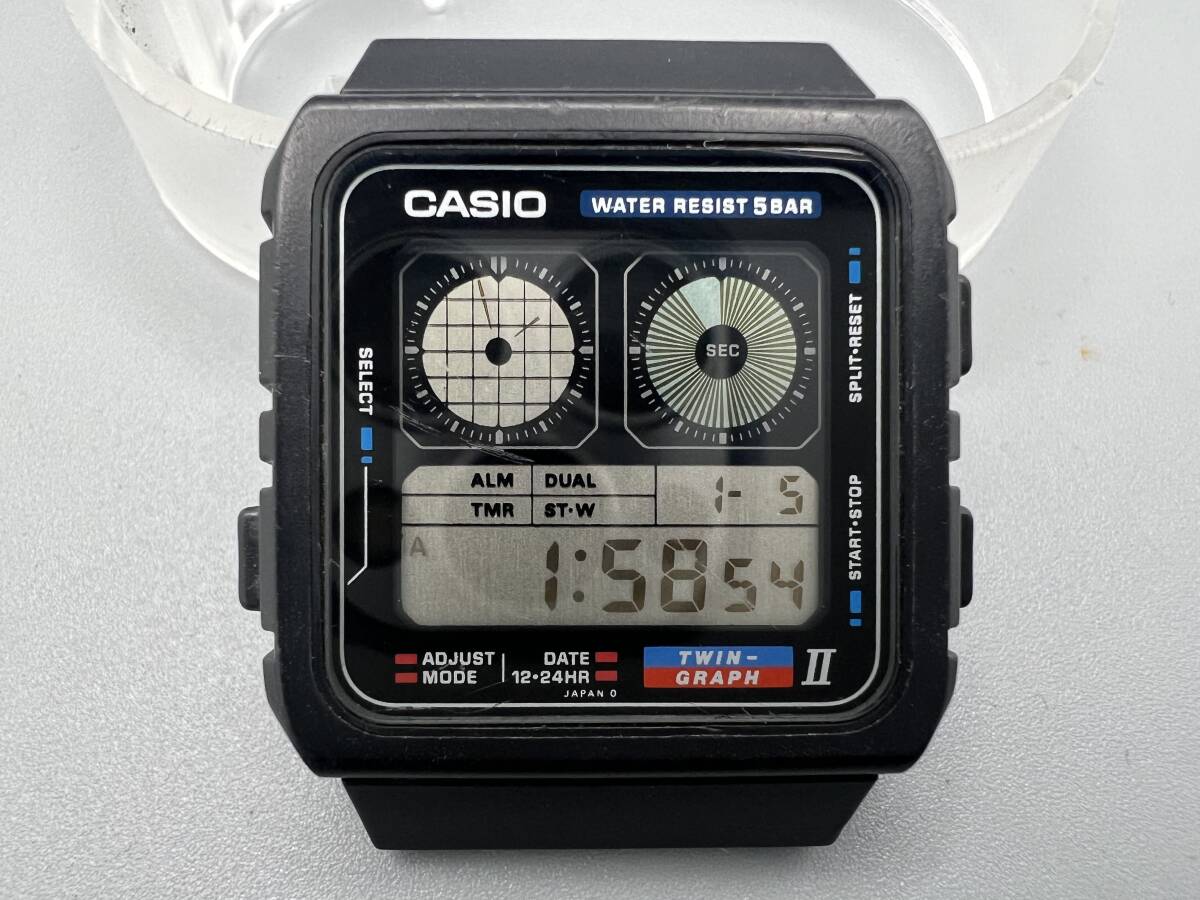 中古】◇◇CASIO GMW-60 MOON GRAPH 腕時計 クオーツ デジタル カシオ