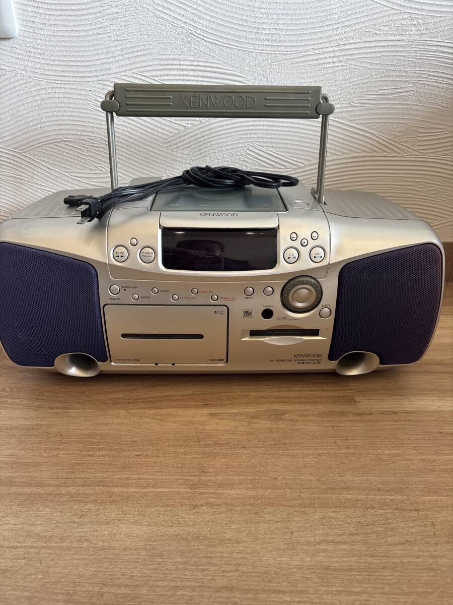 KENWOOD ケンウッド MD/CDラジカセ RAMPAGE MDX-F1-Y □東信UTSJ使用