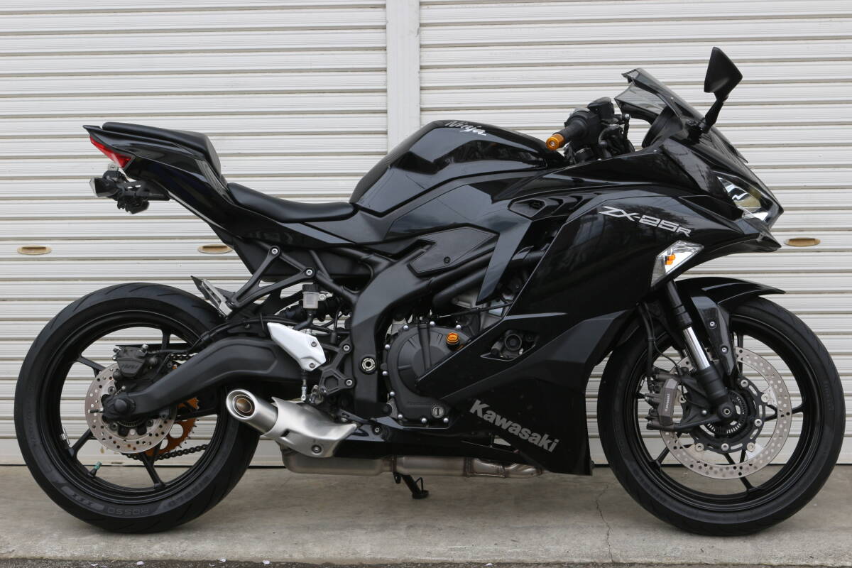 KAWASAKI KSR110(KL110A)改 カスタム センター出しチタンマフラー