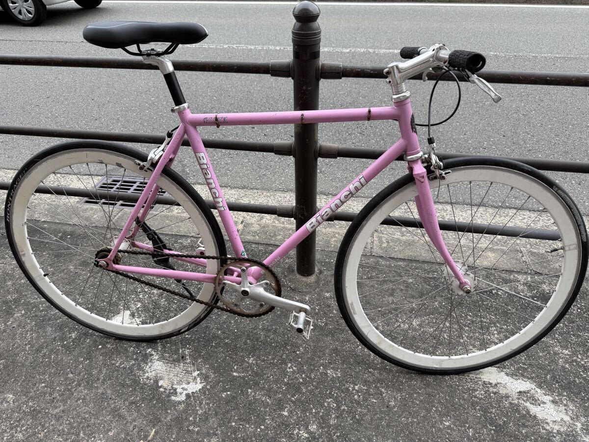 □J486□ ビアンキ ピスタ Bianchi PISTA ピストバイク 28インチ 535mm