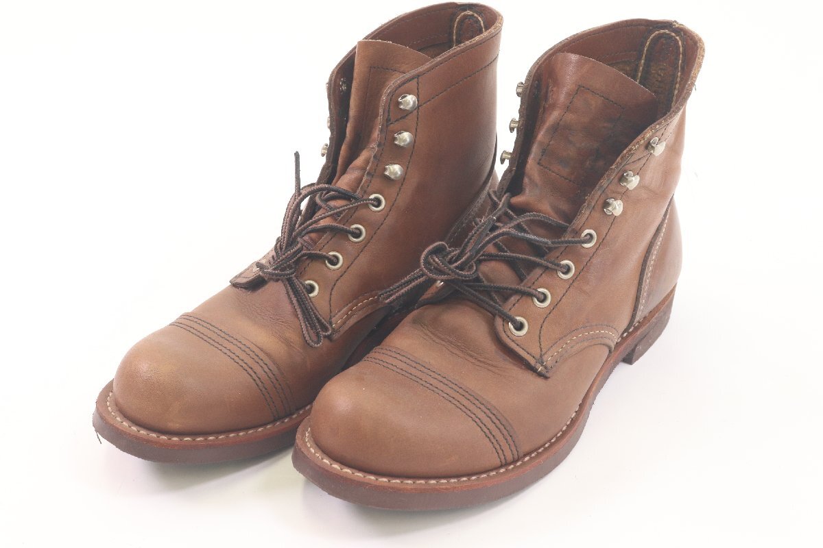90s 犬タグ 【RED WING】 レッド ウィング 8165 プレーントゥ ワーク