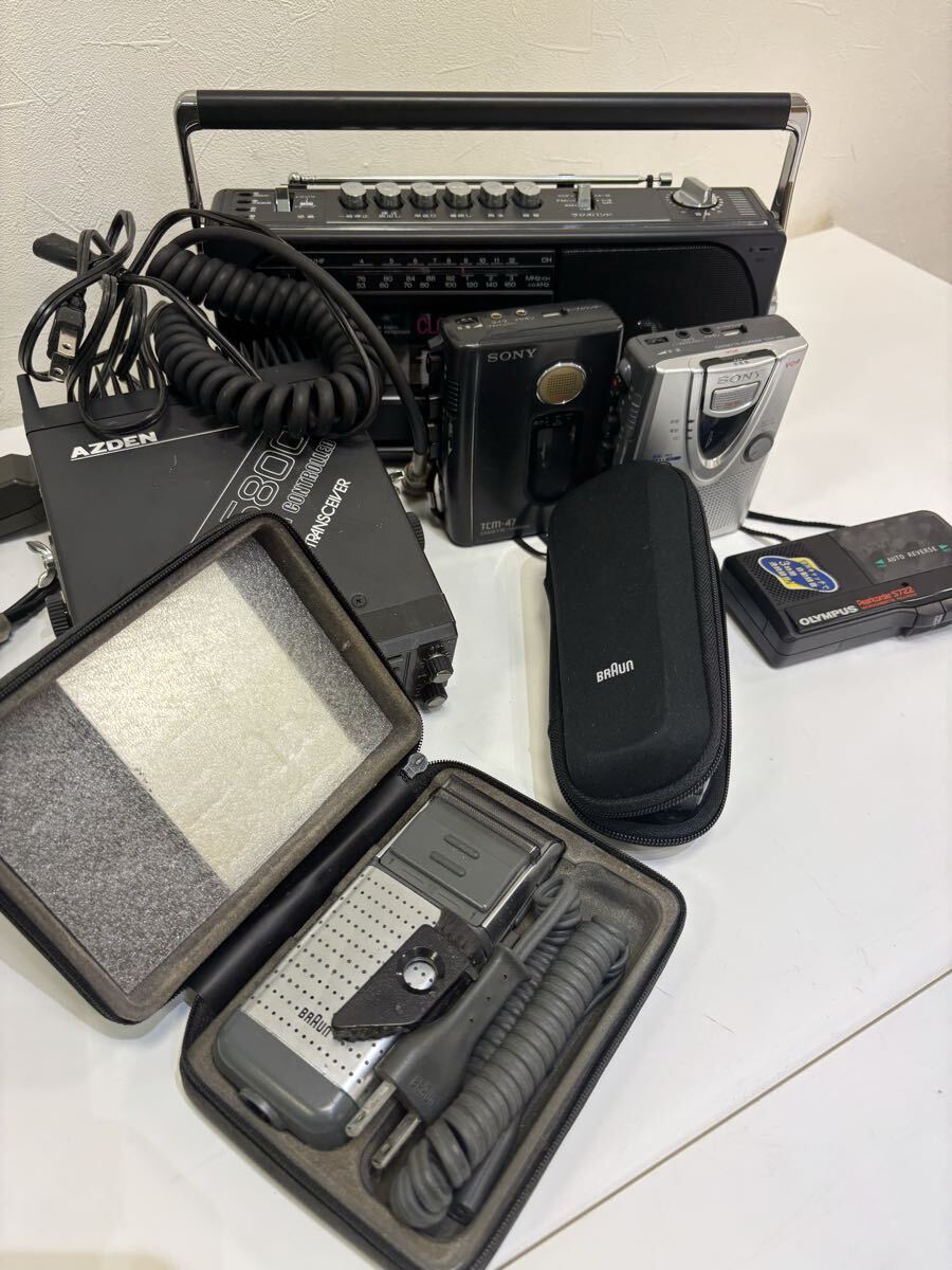 傷や汚れあり】aiwa ステレオラジオカセットレコーダー HS-JS380