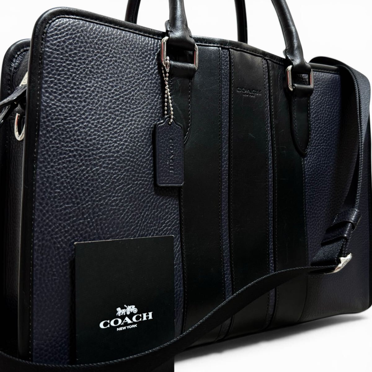 極美品○最高級ライン○定価10万 COACH コーチ ボンド 2WAY レザー 