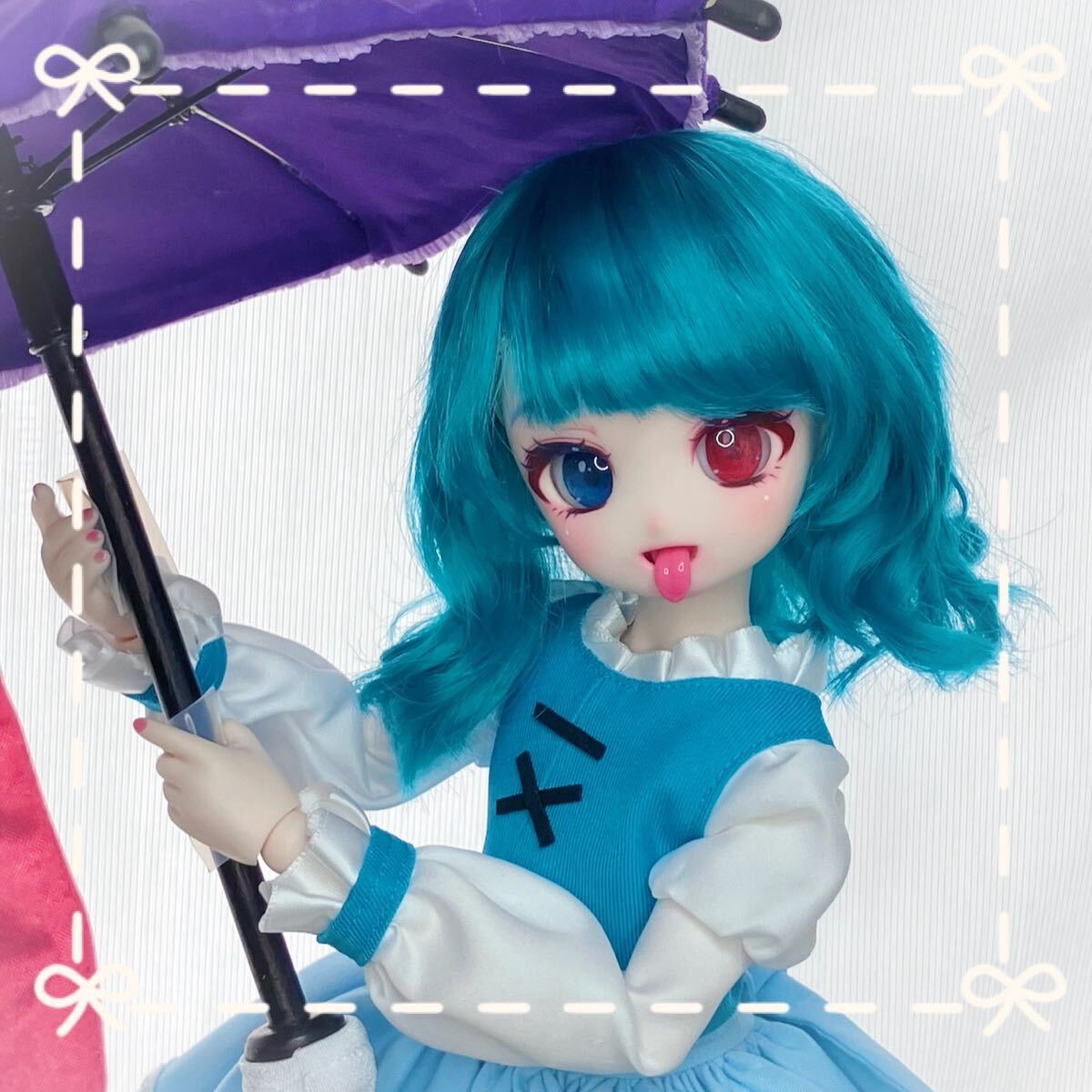カスタムドール一式東方project東風谷早苗カスタムヘッドDDH-01セミ 
