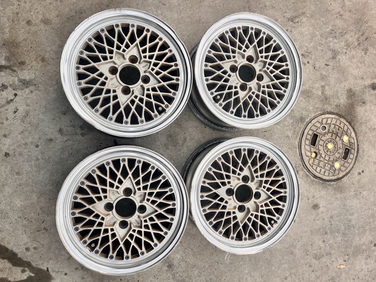 BBS 14インチ RS036 PCD100 6J +40 4本 軽自動車の落札情報詳細 
