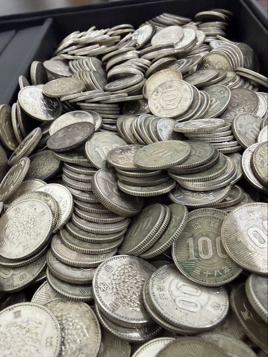1円~オリンピック 稲穂 鳳凰 100円 銀貨 まとめて 600枚 1円