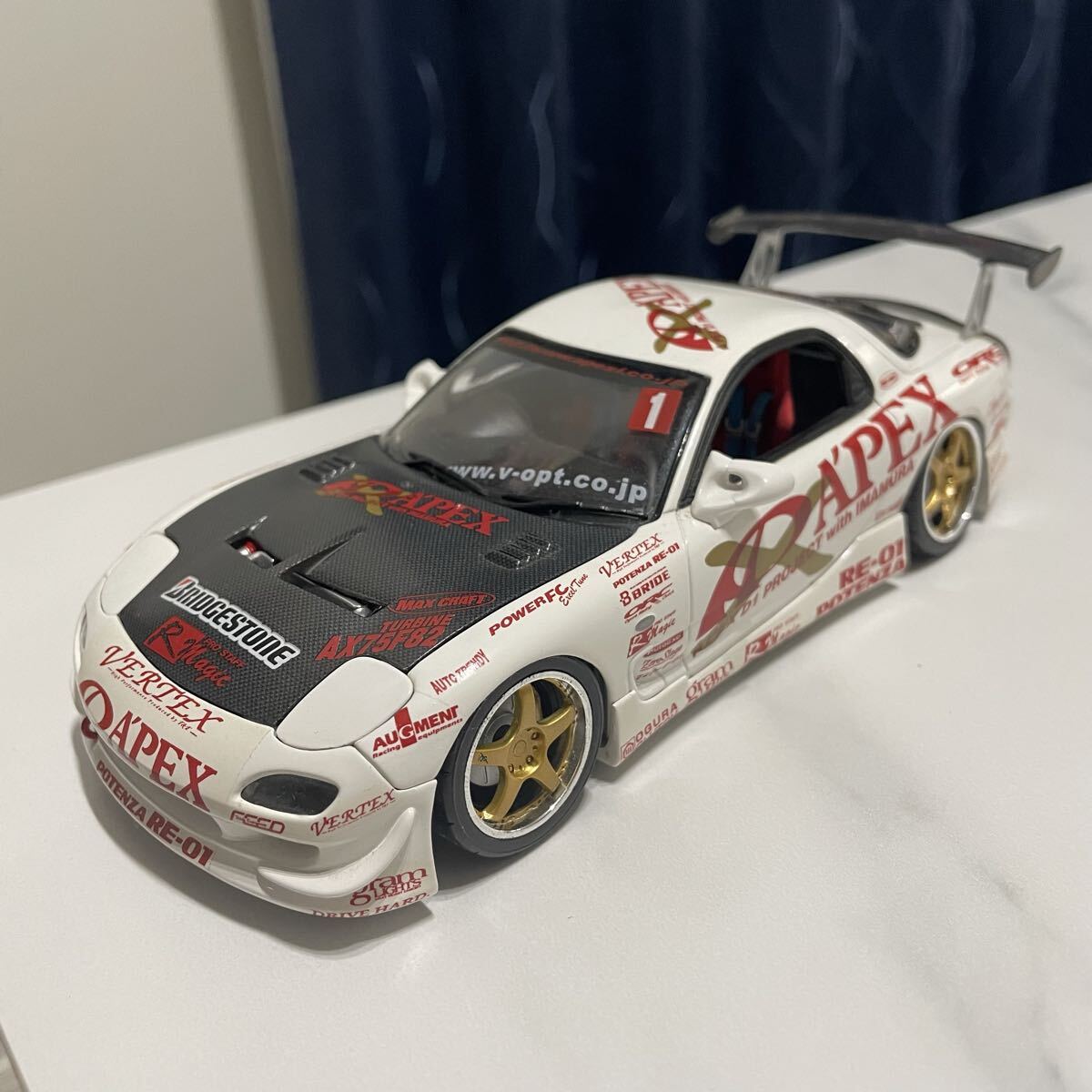 ホットワークス 1/24 APEX RX-7 FD3S D1グランプリ ドリ車の落札情報