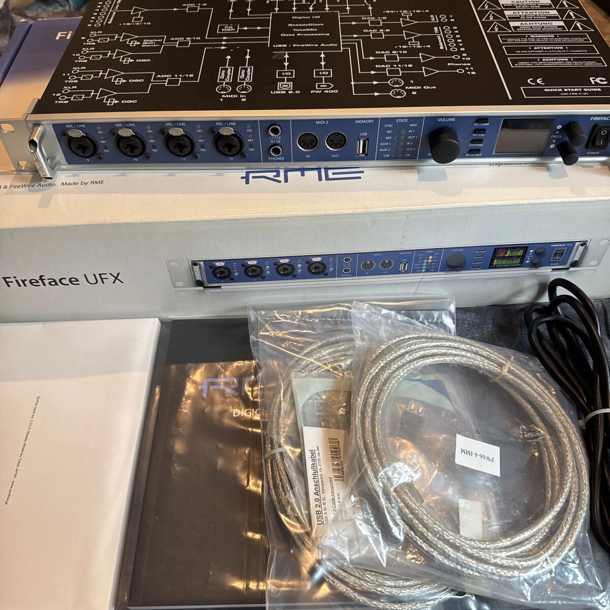 RME オーディオインターフェイス FIREFACE UFX2 付属品完備 超美品の 