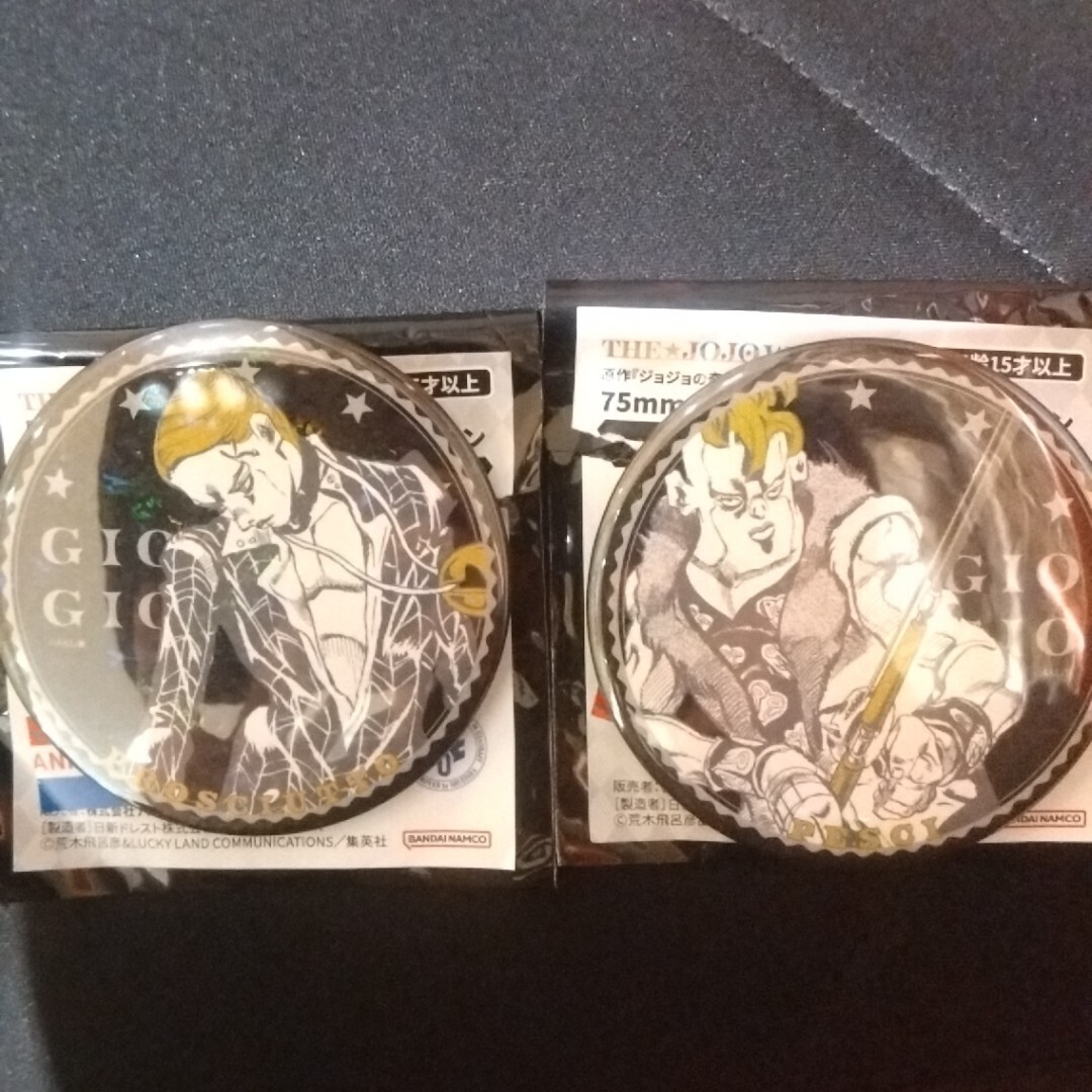 中古】〇 荒木飛呂彦展 ジョジョ展 東京会場 公式グッズ 原画缶バッジ