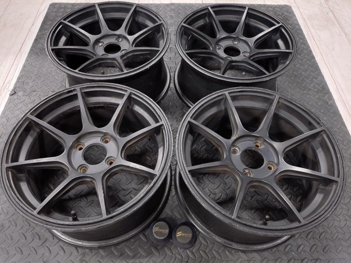 新品】ステルスレーシング 16×7J +40 4H100 165/45R16 N-BOX N-ONE