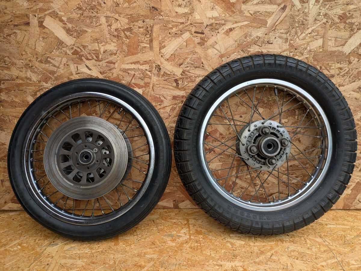 美品 ヤマハ純正 大八 キャスト ホイールセットF19 R18 GX250SP XS