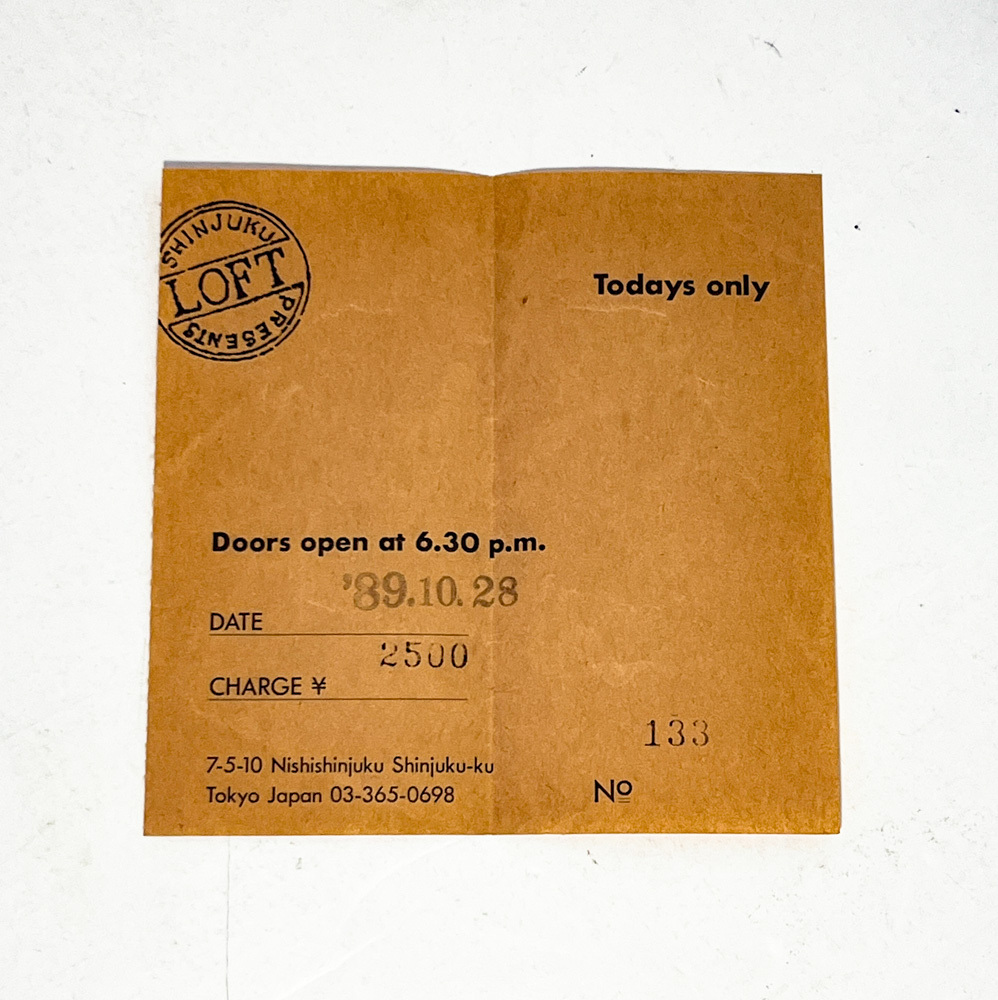 中古】THE ZETT ザ・ゼット 「狼煙」発売記念ギグ 1990年11月3・20・30