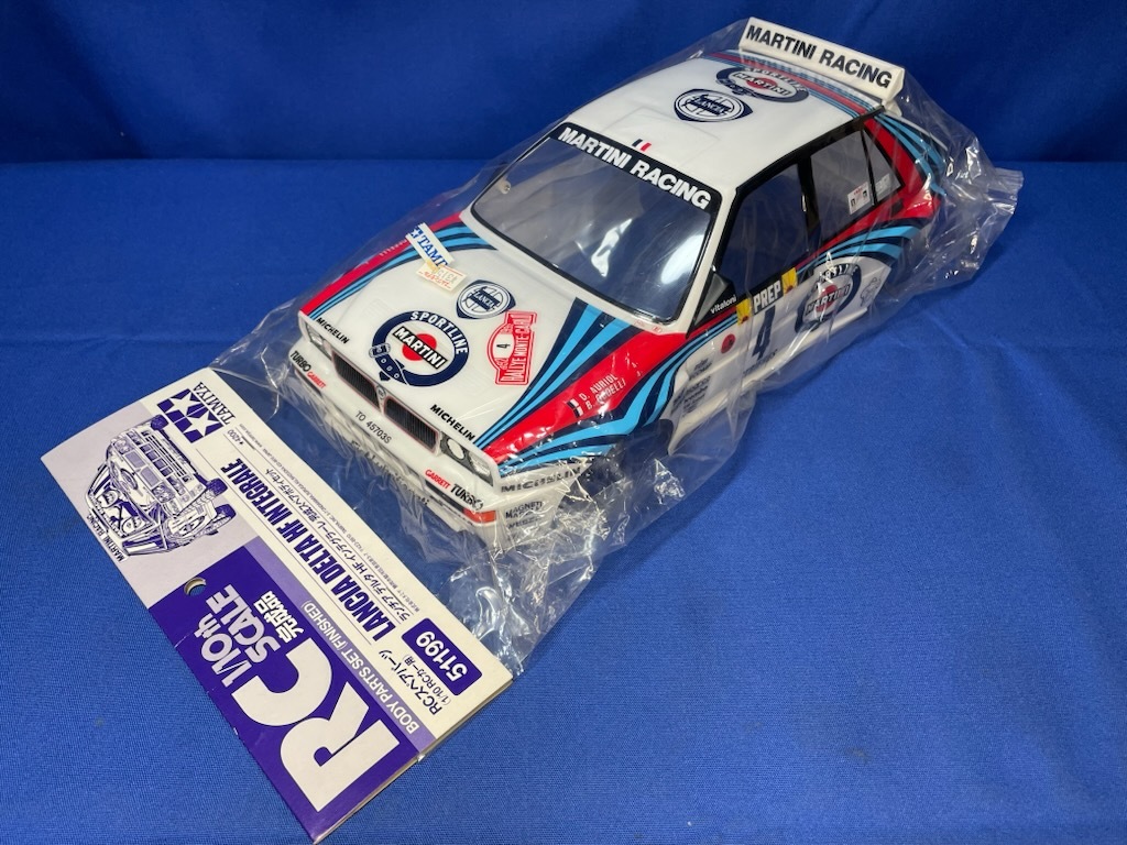 ☆中古美品☆ 実走行では未使用 タミヤ ランチア デルタ ラリー 塗装