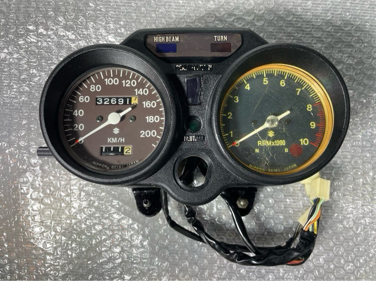 GSX450E ゴキ 純正スピードメーター 当時物 純正 GS450 GSX400E 検