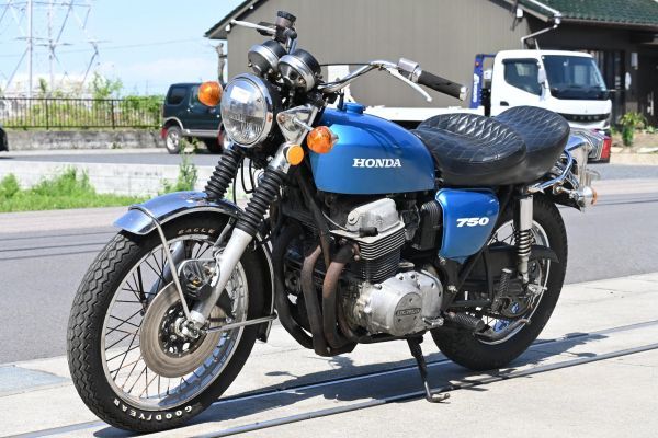 エイプ100 TYPEーDタイプD 超美品 稀少CB750FOUR(K0)カラー 青／金