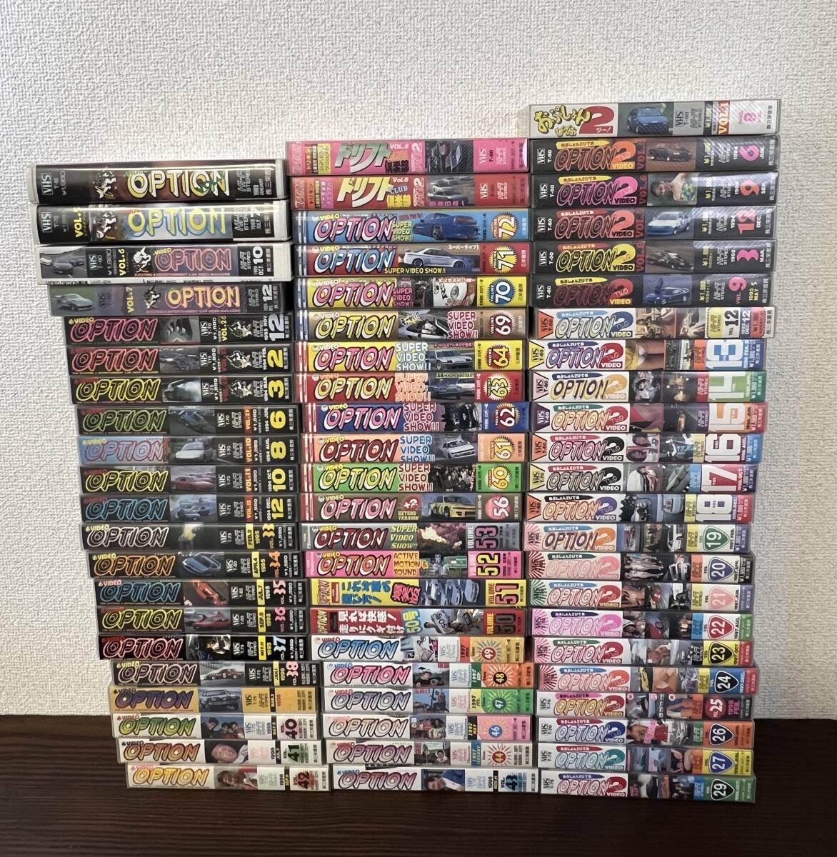 かなりレア！・中古VHSビデオ53本セット】『 OPTION2 VIDEO 全36巻