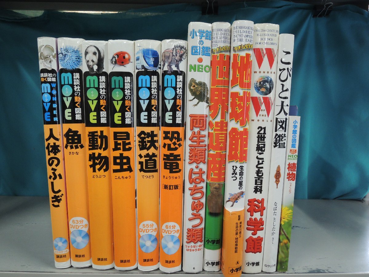 3冊セット・DVD付き】講談社の動く図鑑MOVE動物・鳥・魚の落札情報