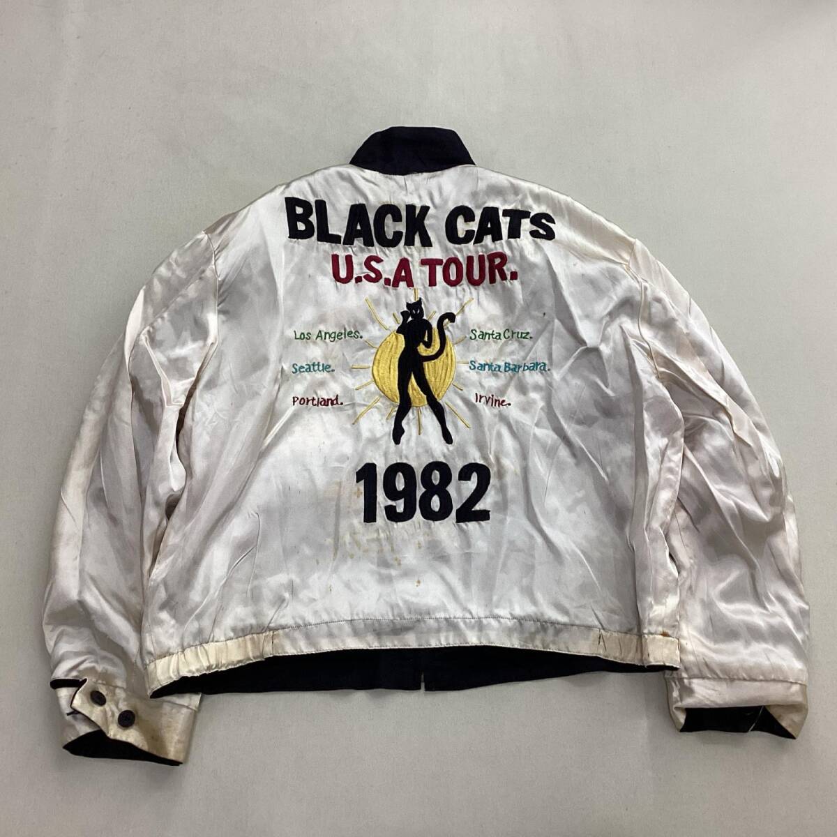 送料無料！希少。当時もの BLACK CATS ブラックキャッツ 高田誠一 覚田