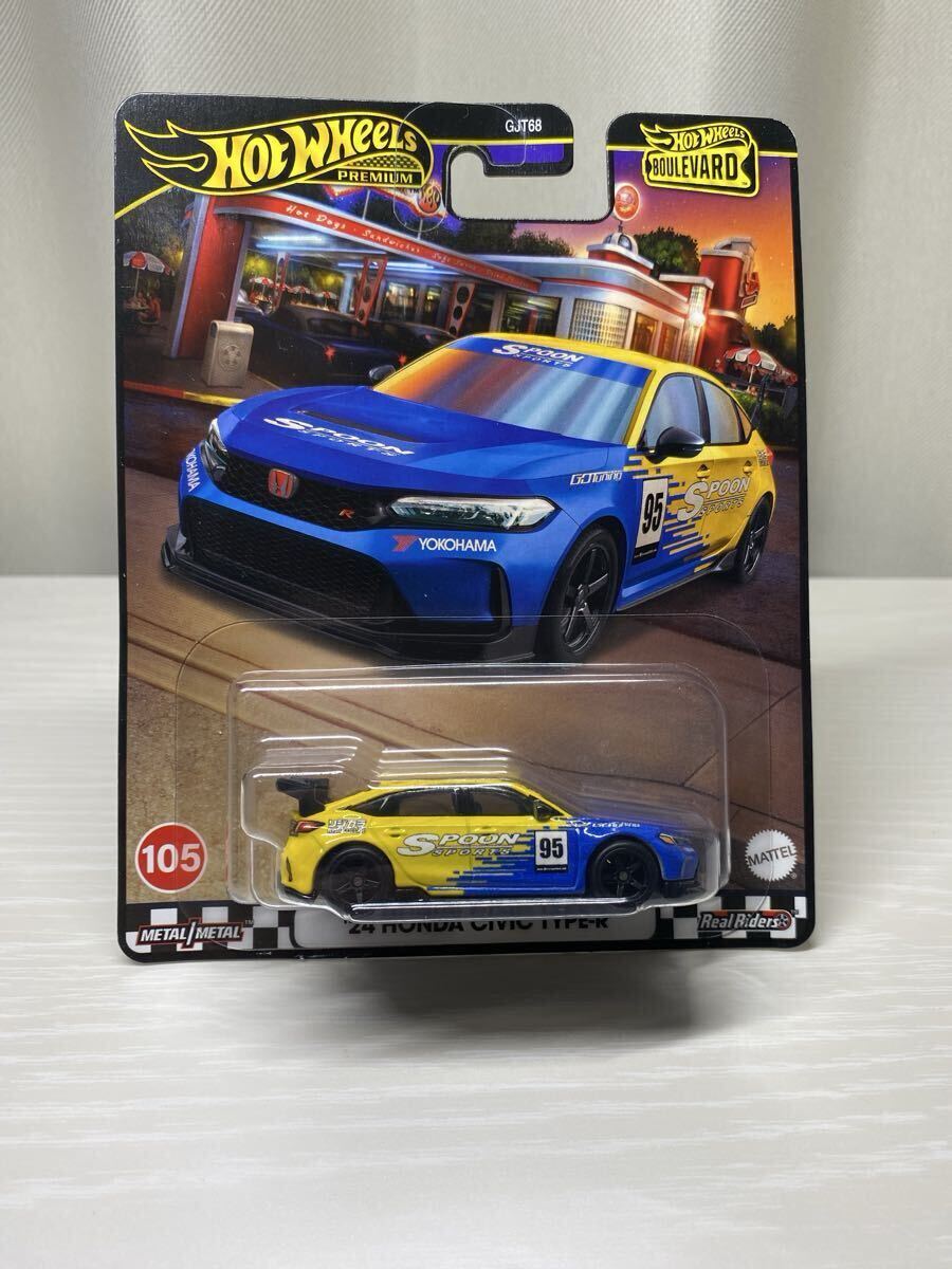 新品】1/64 YM MODEL Honda Civic Type R FD2 SPOON 最終版 中置方向盤
