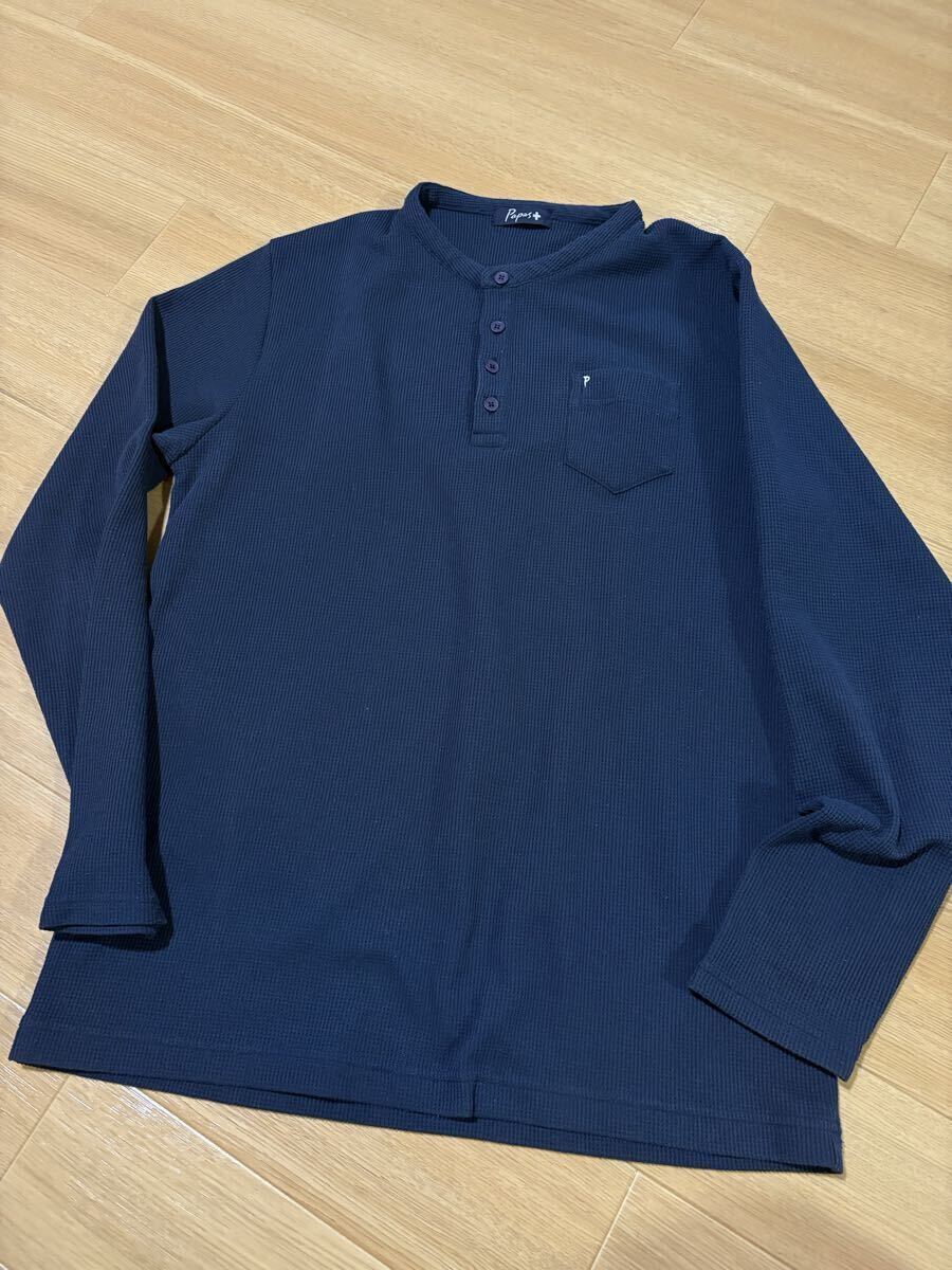 新品】キムタク 木村拓哉 グランメゾン東京 RRLヘンリーネックワッフル
