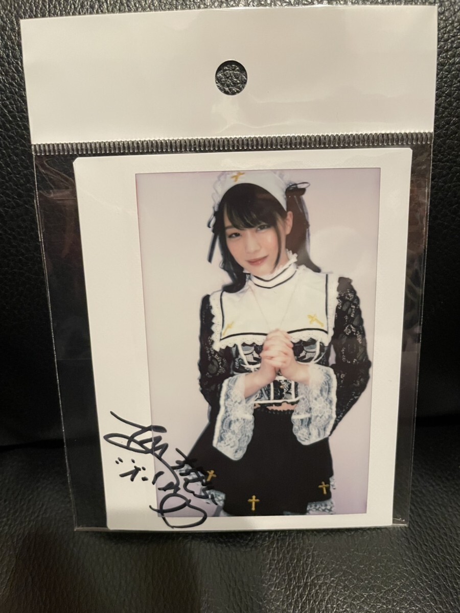 夢月ゆのん 撮影現場サイン入りワイドチェキ DVD購入特典①の落札情報