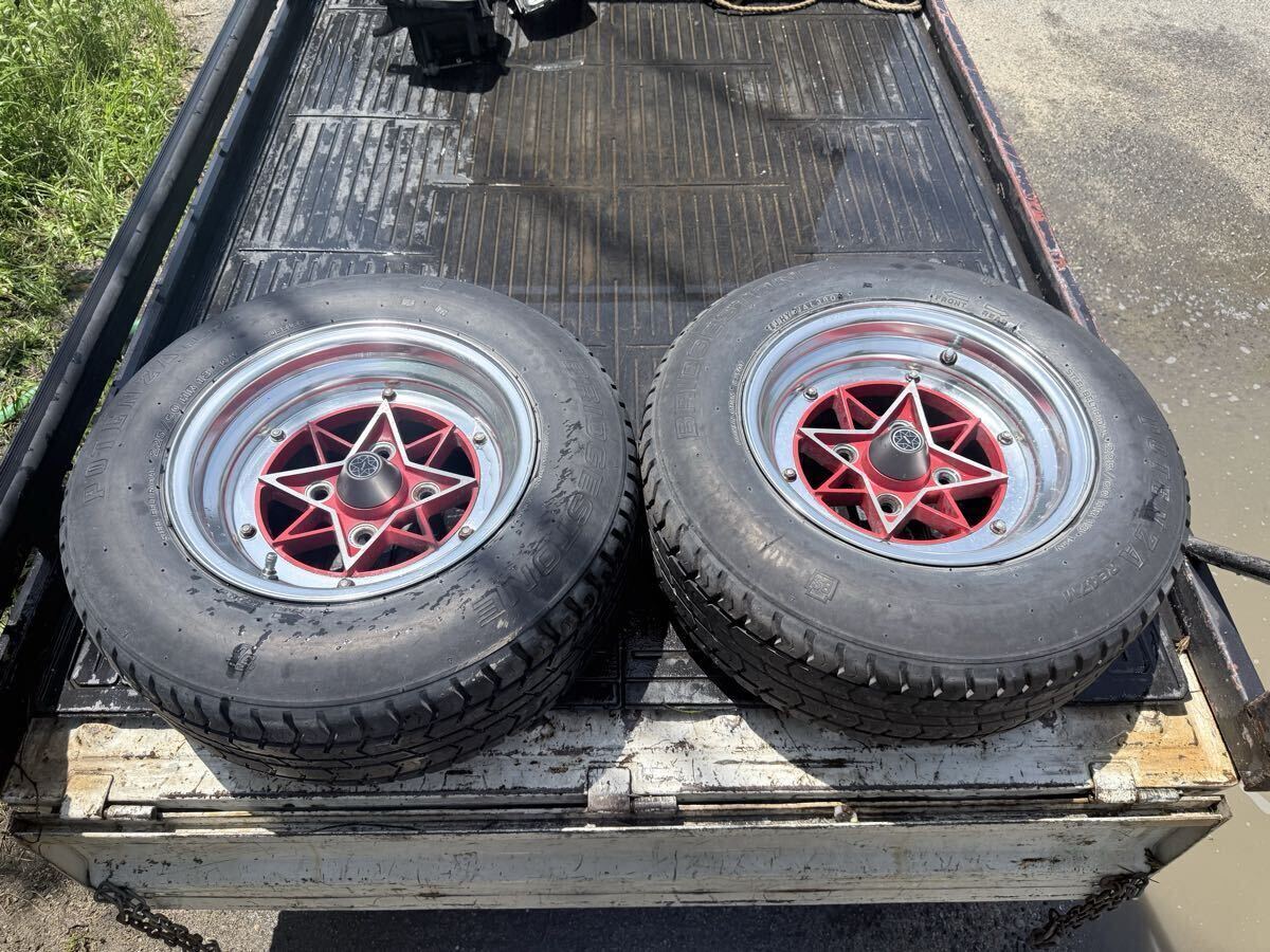 ◎ワタナベ 13インチ 7j Bタイプ 4H PCD114.3 ネオバ 165/60r13 2本