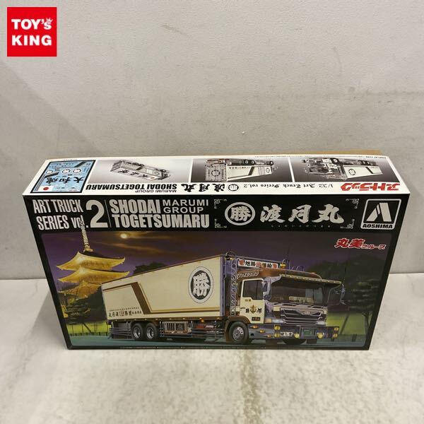 新品】アオシマ1/32 アートトラック 丸美グループ成田商事大虎丸 No1