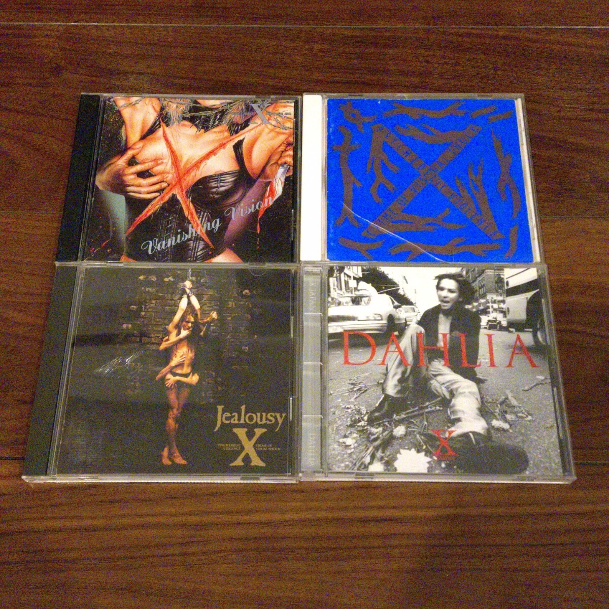 X JAPAN [Vanishing Vision][BLUE BLOOD][JEALOUSY][DAHLIA]初回盤含む