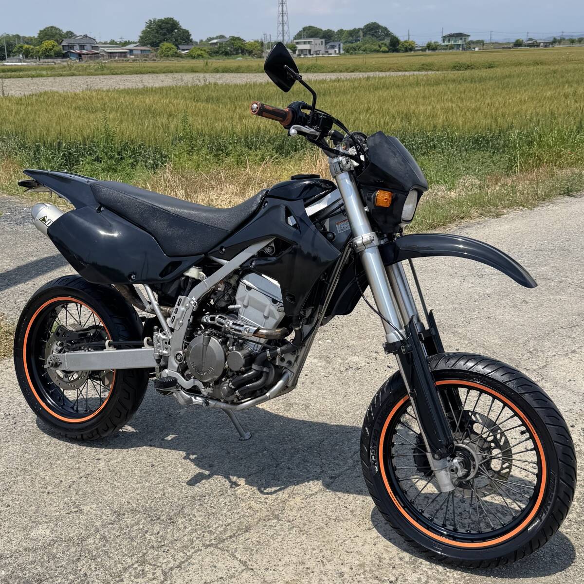 スズキ TS200R 125登録車 モタード 絶好調 TS125 CRM DT KDXの落札情報