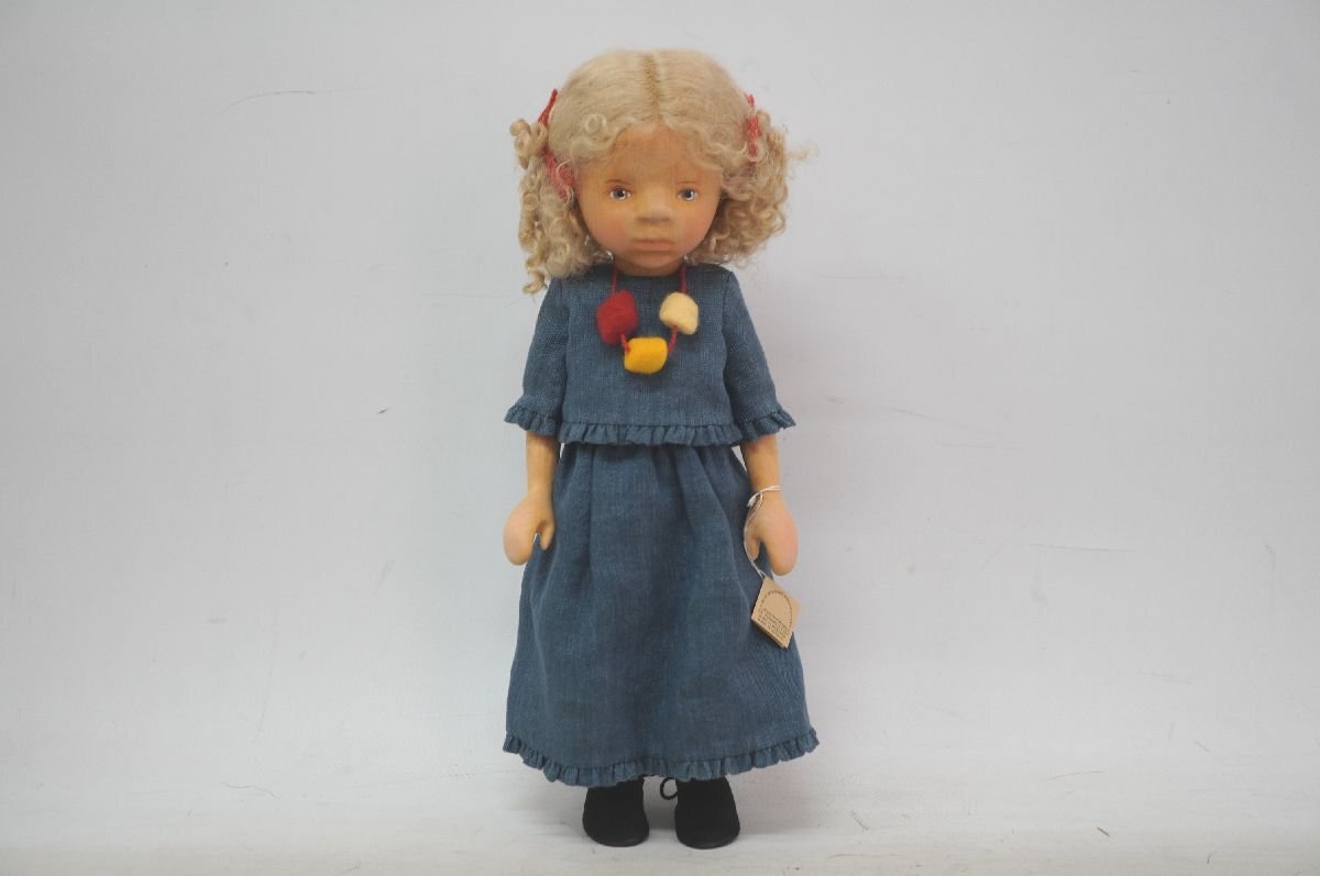 中古】☆ポングラッツ Pongratz 人形 三つ編み女の子 オールウッドの 