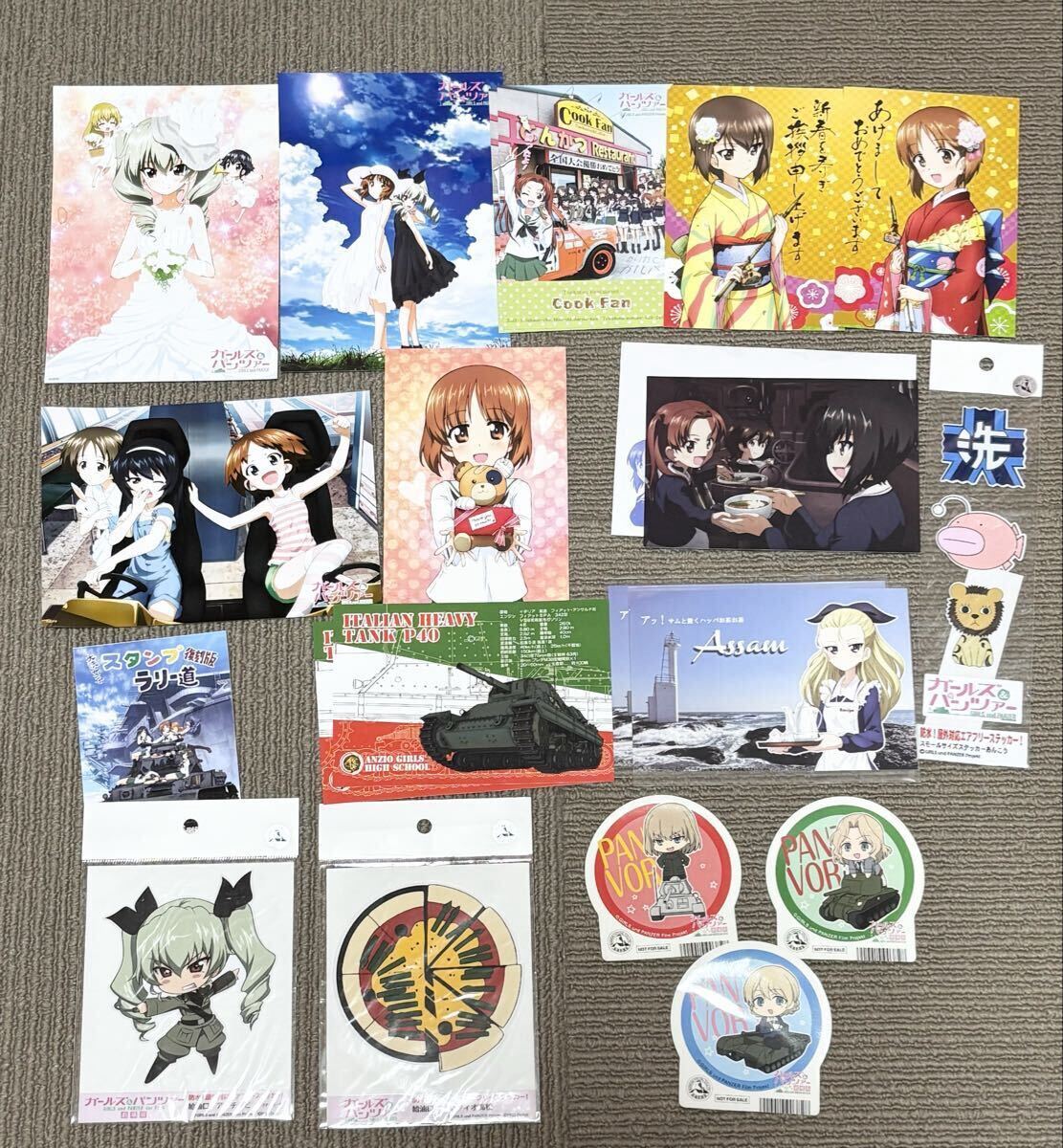 未使用】【ガルパン】大洗限定/御食事処 さくらい食堂 来店記念ポスト 
