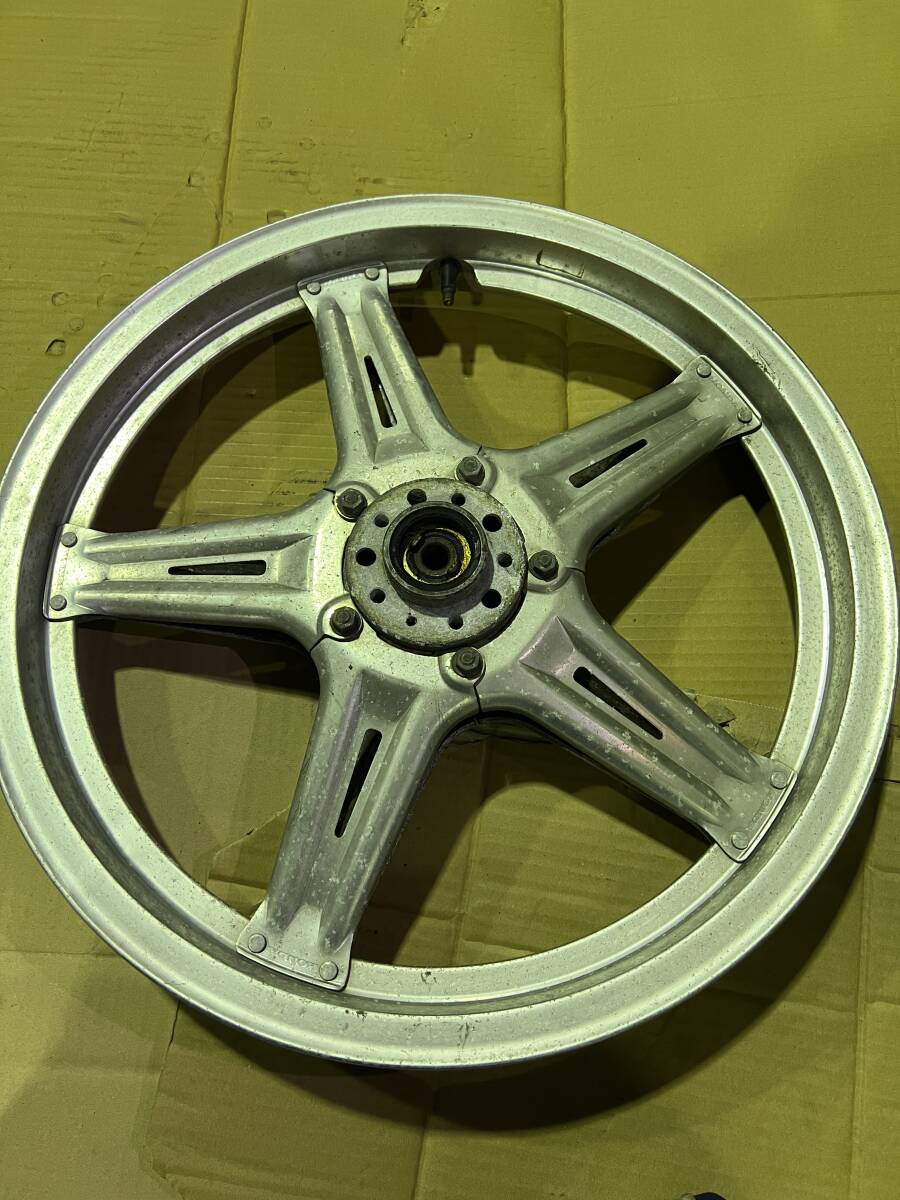 ホンダ CB125T JC06 純正コムスターホイール 傷あり錆あり CBX