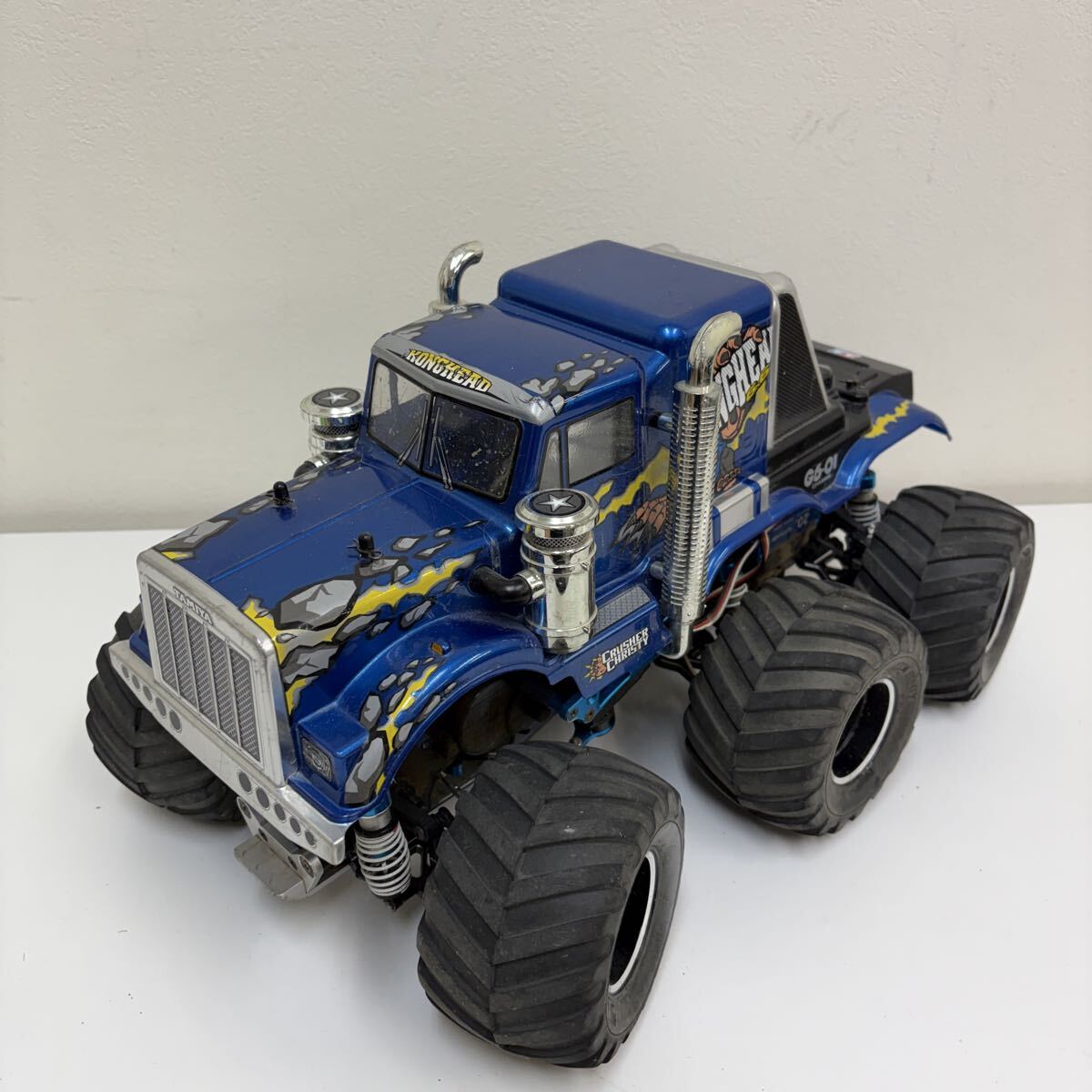 中古 タミヤ コングヘッド6×6(G6-01シャーシ) ワイド仕様 メカ