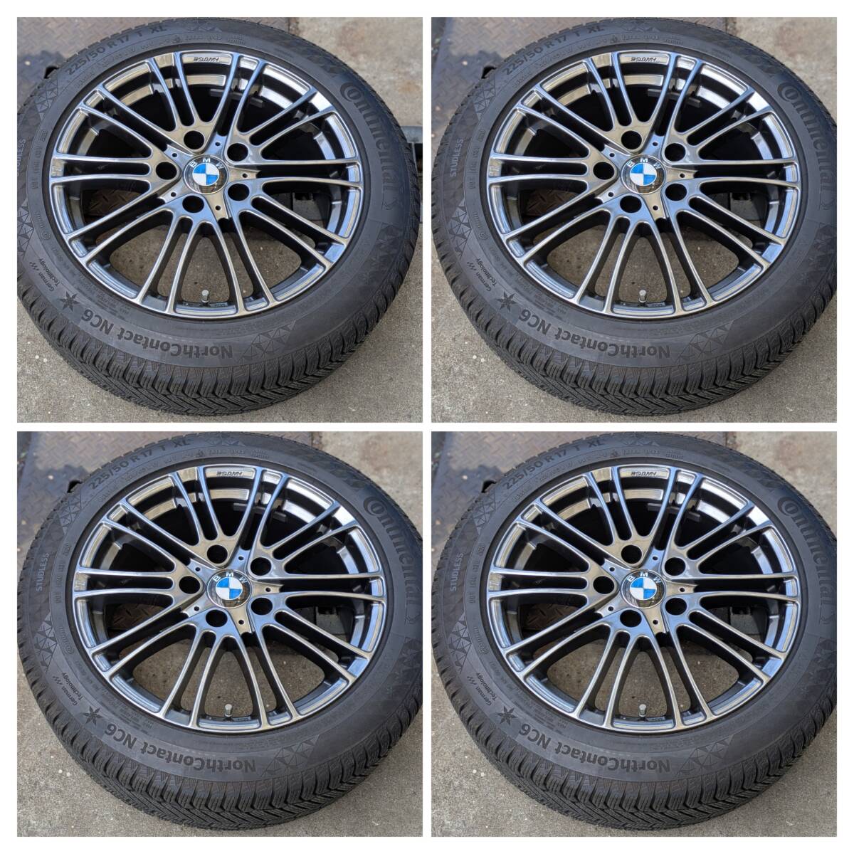中古】超希少 BMW 純正 Mパラレルスポーク37 18インチ 8J+13 9.5J+25 