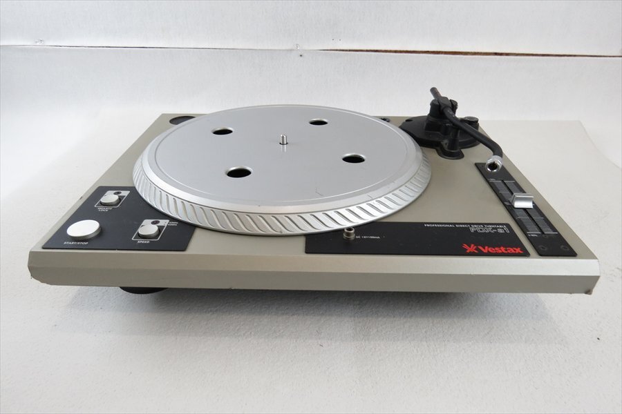 中古】日本製 希少 ビンテージDJ用CDプレイヤー/VESTAX CD-07/CDJ/通電