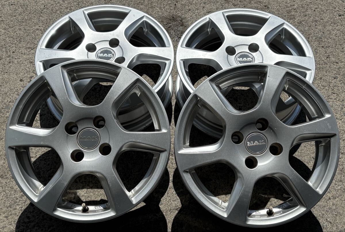 良品◇ルノー トゥインゴ 純正 ホイール & '17年製バリ山 TOYO GARIT