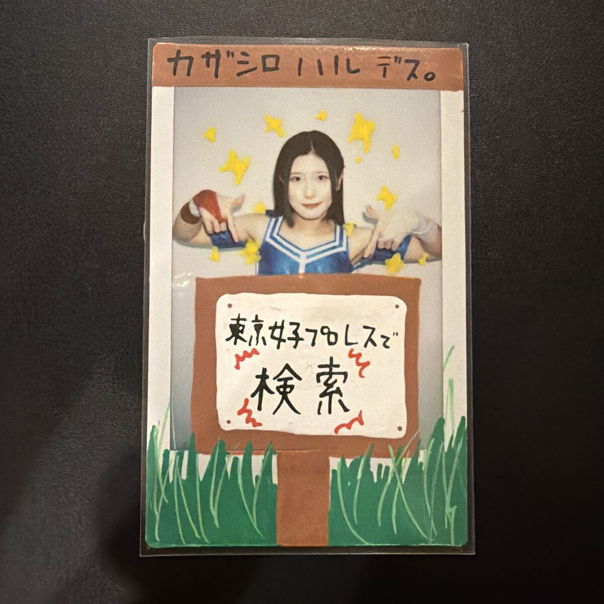 2019 BBM 女子プロレス TRUE HEART さくらえみ 直筆サインチェキ /10