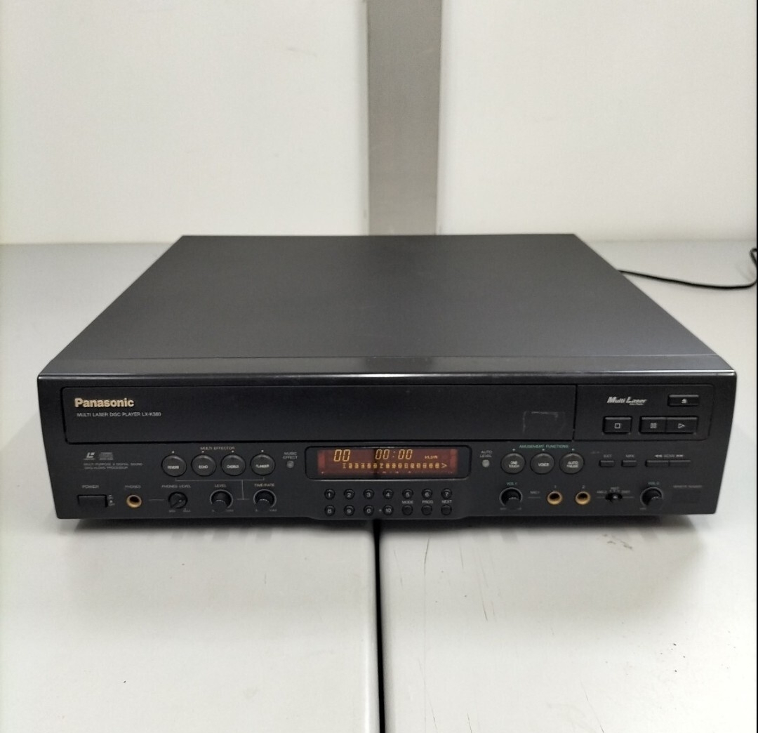 g【Panasonic】LX-600 LD マルチレーザーディスクプレーヤー LD11枚