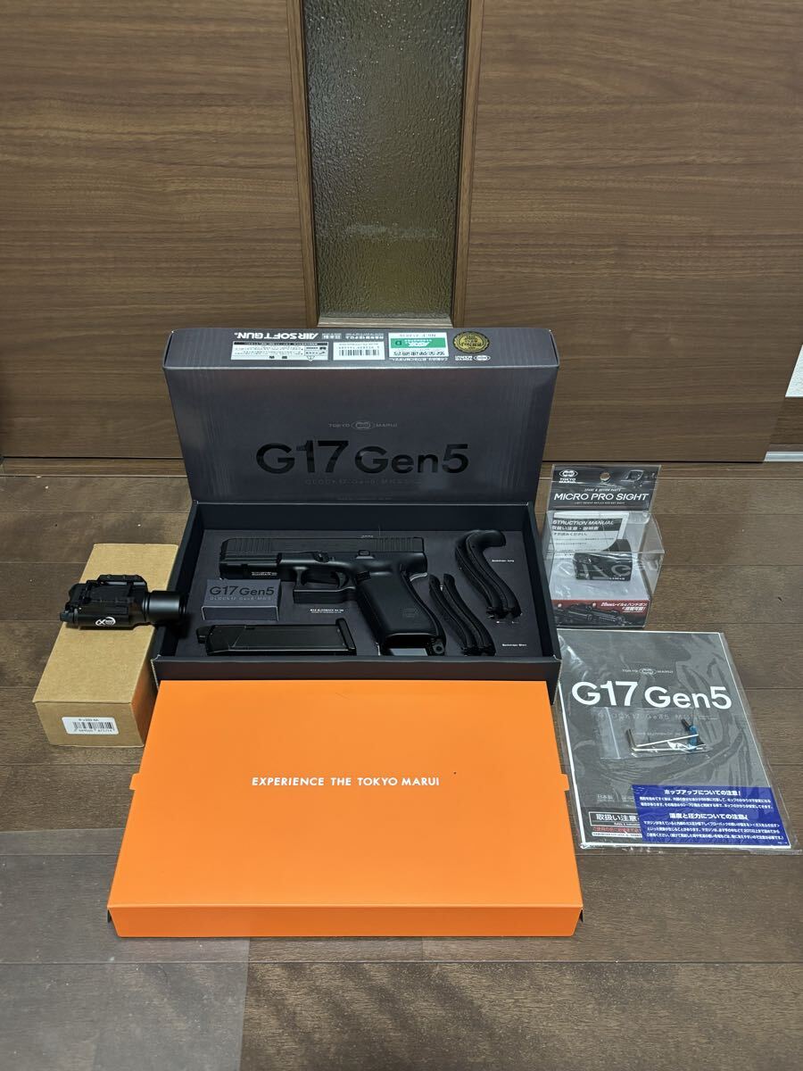 東京マルイ M4A1 MWS フォアグリップ ドットサイト フラッシュライト