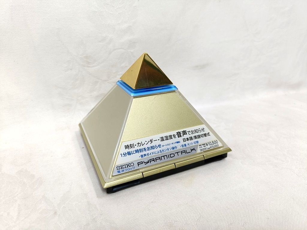新品】【未使用品】SEIKO 電波時計 DA205G 時計 ピラミッドトーク