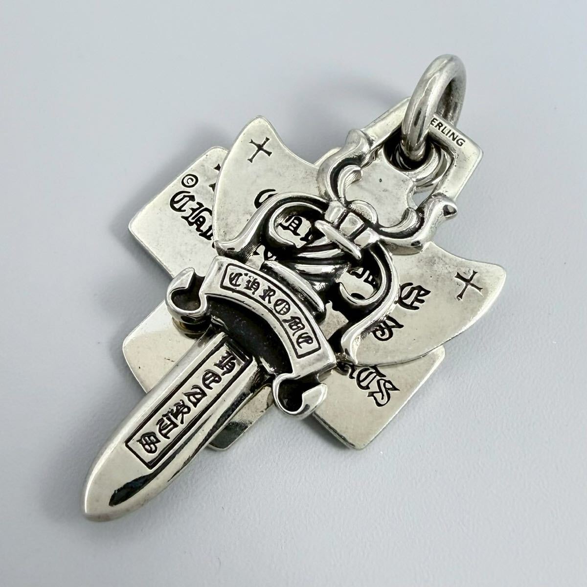 1円スタート！正規 確実本物 Chrome Hearts クロムハーツ スリート