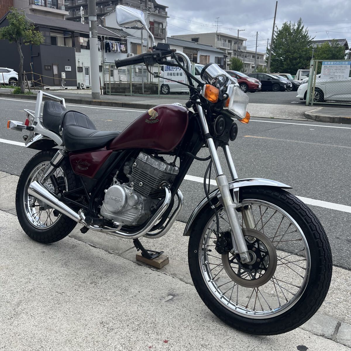中古】βN21 ホンダ CBX125 カスタム JC12 (H5年式) 純正 リアキャリア 