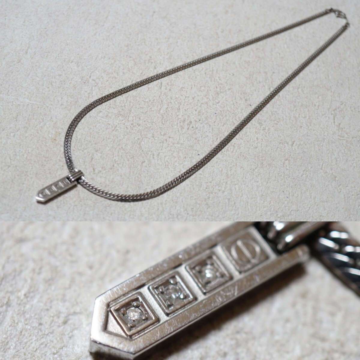 Leda SILMA レダシルマ Bee Max ダイヤモンド 3石 0.1ct ネックレス+