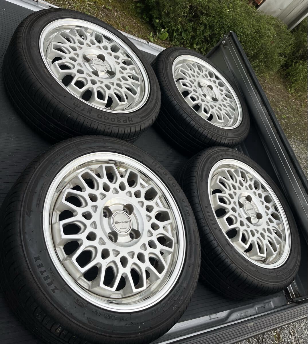 中古品 WORK Seeker CX ワーク シーカー 7J 8J 16インチ 4H PCD100